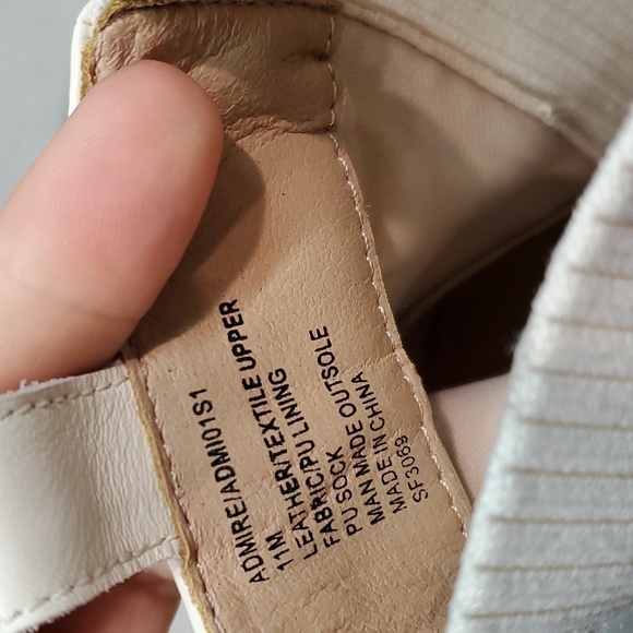 Sold Steve Madden Women Admire Bone  Leather Heels Boots shoes sz 11M - Picture 13 of 15